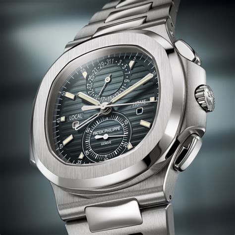 patek philippe nautilus travel time chronograph